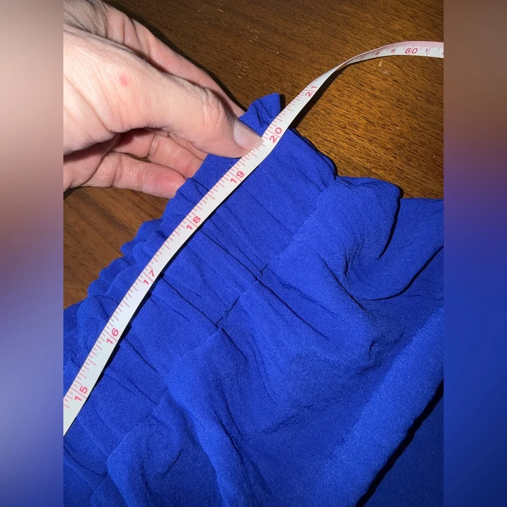 Susan Graver Electric Blue Wide-Leg Pants - Picture 9 of 14